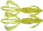  Keitech Crazy Flapper 4.4" (6  / ) :pal#01 chartreuseredflake (128713) 1551.10.71